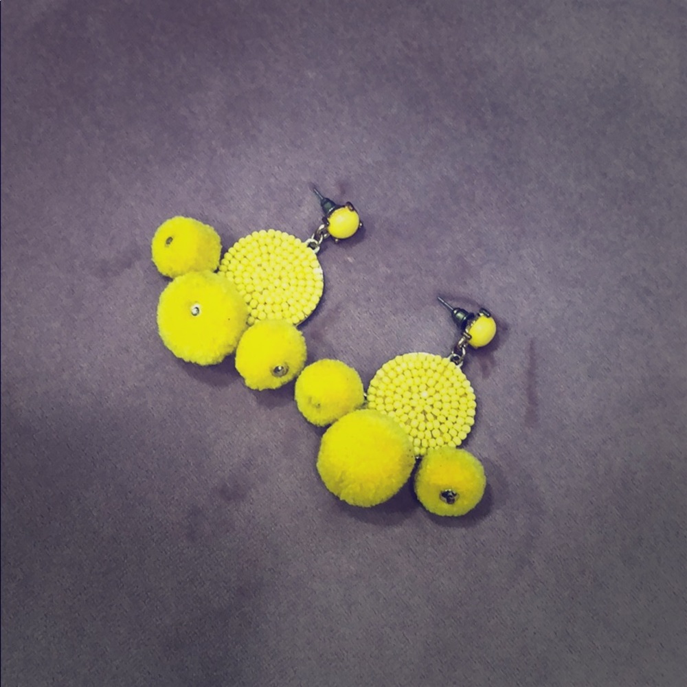 Sunshine Yellow Earrings